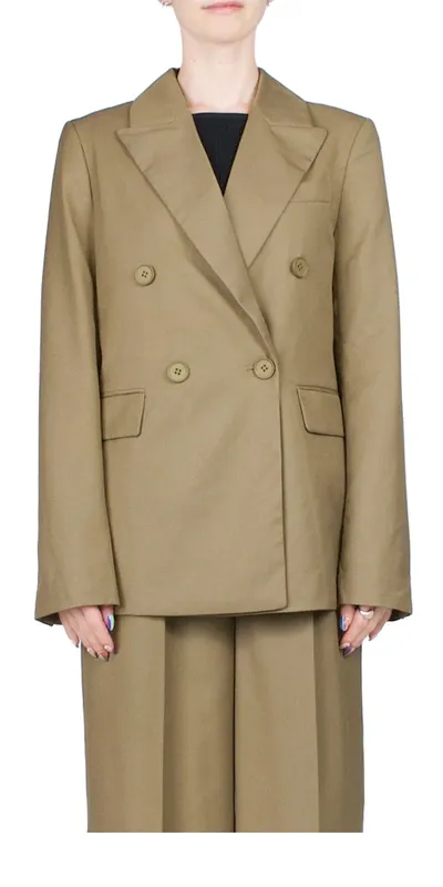 Third Form Khaki Resolute Blazer In Olive Branch O