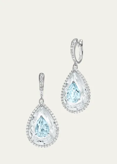 Boghossian 18-karat White Gold Multi-stone Earrings