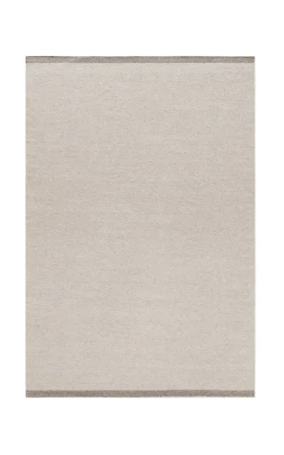 Nordic Knots Zero By ; Flatweave Area Rug In Warm Gray; Size 8' X 10' In Grey