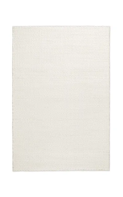 Nordic Knots Dunes By ; Hand Woven Area Rug In Cream; Size 6' X 9' In Off-white