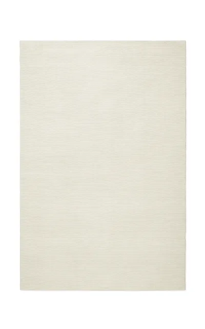 Nordic Knots Park By ; Hand Loomed Area Rug In Dusty White; Size 10' X 14' In Off-white