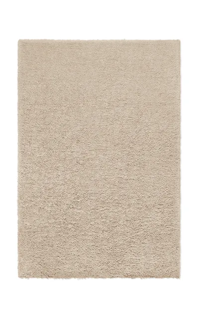 Nordic Knots Fields By ; Shaggy Area Rug In Sand; Size 8' X 10' In Taupe