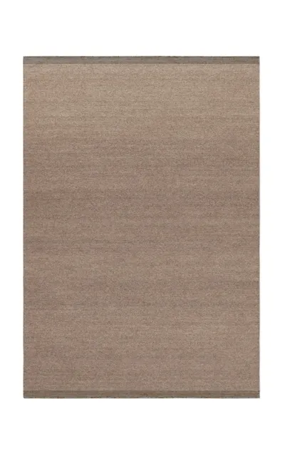 Nordic Knots Zero By ; Flatweave Area Rug In Brown; Size 2.5' X 9'