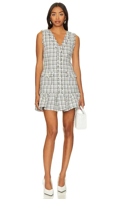 Likely Franco Dress In Grey Multii