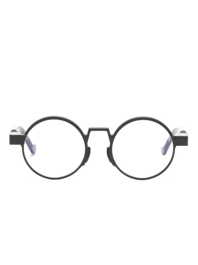 Vava Eyewear Wl0020 Round-frame Glasses In Black