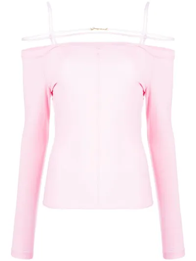 Jacquemus Le Tshirt Sierra In Pink