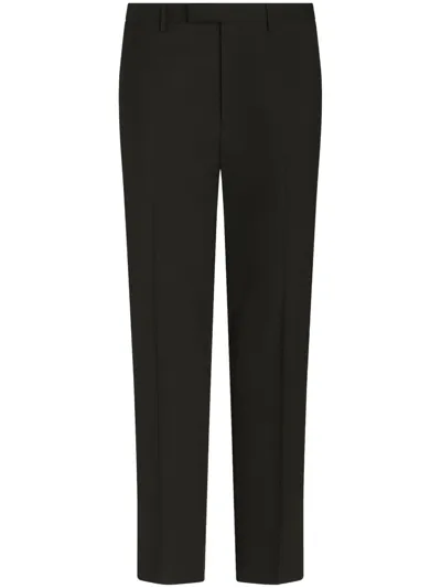 Etro Pressed-crease Tailored Trousers In Black