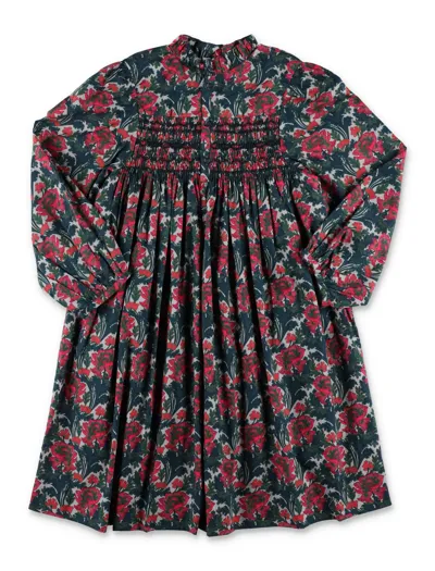 Bonpoint Kids' Tamsin Cotton Dress In Stampa