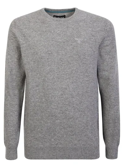 Barbour Basic Knit Pullover In Grey