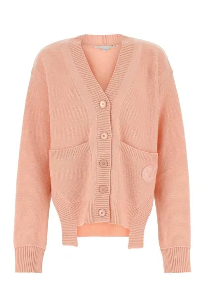 Stella Mccartney Asymmetric V In Dusty Pink