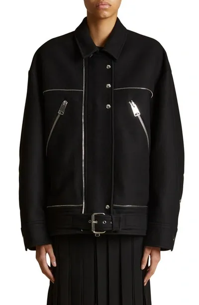 Khaite Herman Jacket In Black