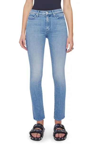 Mother The Rascal Skimp Slim Jeans In Blue