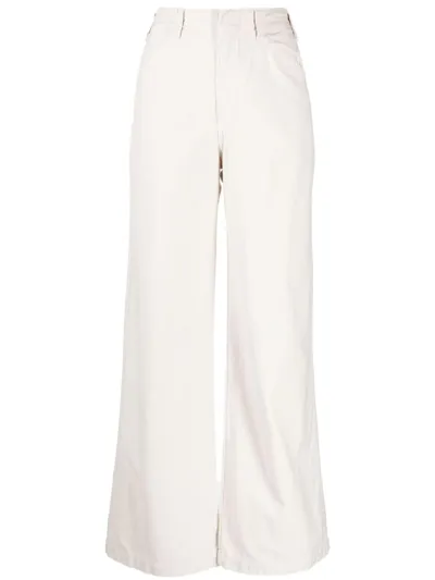 Citizens Of Humanity Paloma Cotton Wide-leg Trousers In White