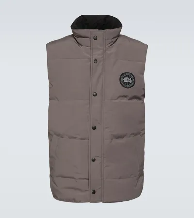 Canada Goose Garson Down Vest In Coastal Grey