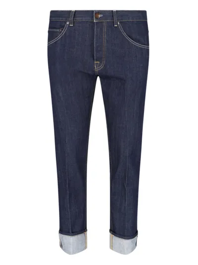 Pt Torino Lapel Jeans In Blue