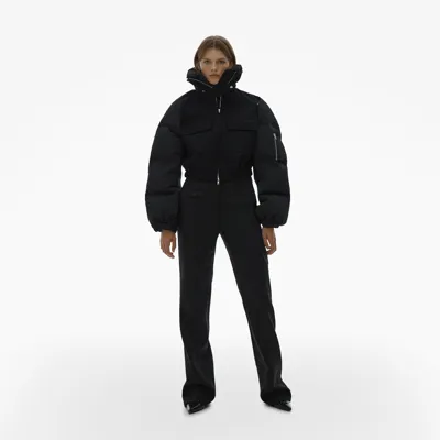 Helmut Lang Hybrid Bomber Jacket In Black