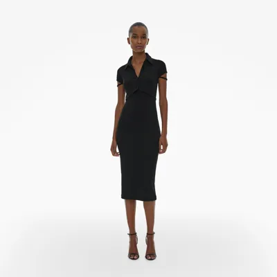 Helmut Lang Cut-out Cardigan Dress In Black