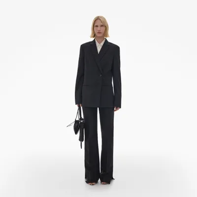 Helmut Lang Asymmetrical Blazer In Black