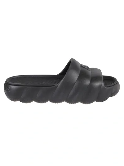 Moncler Lilo Slides In Black