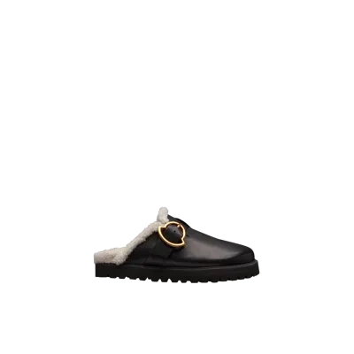 Moncler Collection Mules Bell In Black