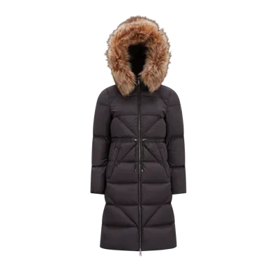 Moncler Collection Doudoune Longue Busard In Black