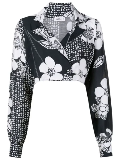 Amir Slama Floral-print In Black