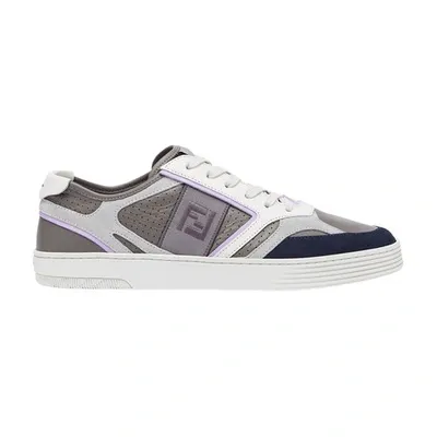 Fendi Lace-up Sneakers In Gris