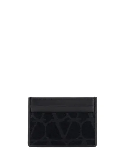 Valentino Garavani Card Holder In Black