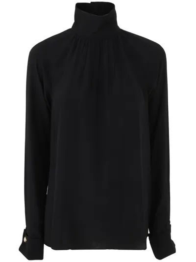 N°21 High Neck Shirt In Black