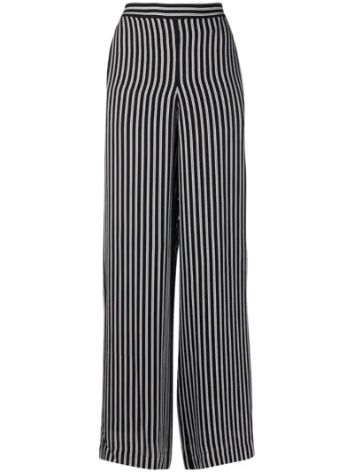 Michael Michael Kors Striped Pants In Black