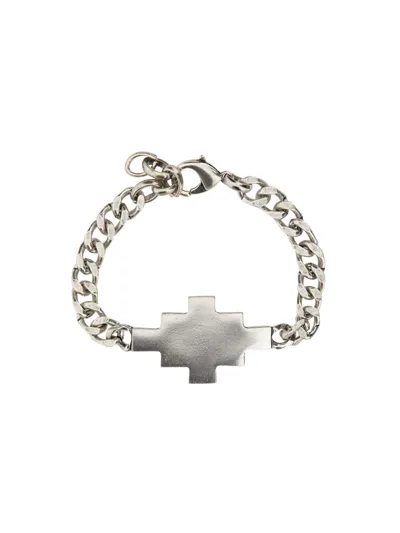 Marcelo Burlon County Of Milan Cross Bracelet In Silver