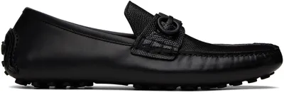 Ferragamo Black Grazioso Loafers In Nero || Nero || Flam