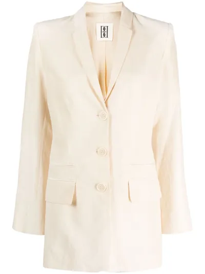 By Malene Birger Porter Virgin Wool Blazer In Beige