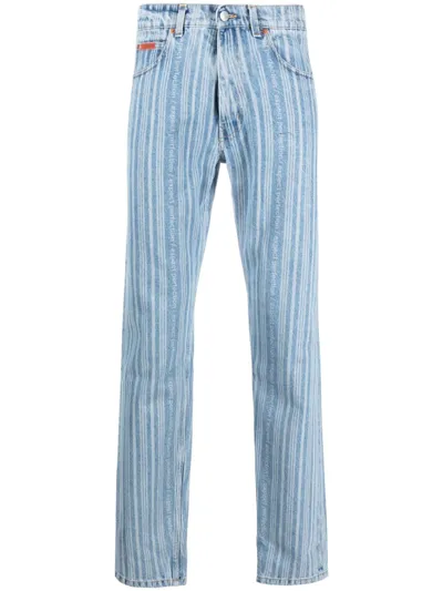 Martine Rose Cmraw23204blupn In Blue Pinstripe