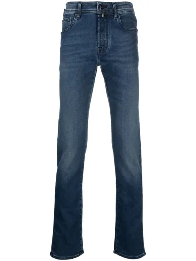 Jacob Cohen Mid-rise Slim-fit Jeans In Blue