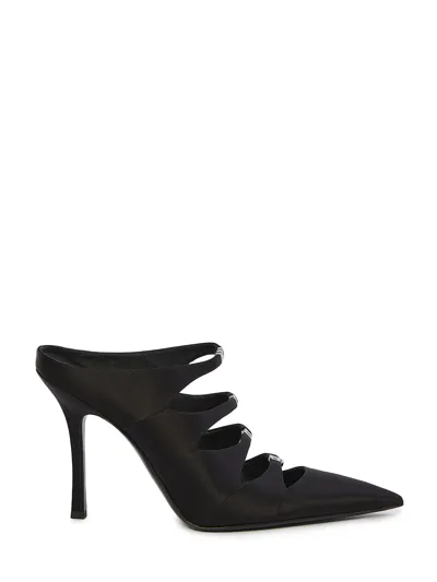 Alexander Wang Lolita 105mm Pointed-toe Mules In Black