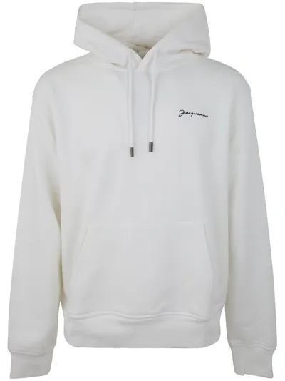 Jacquemus Le Sweatshirt Brode In White