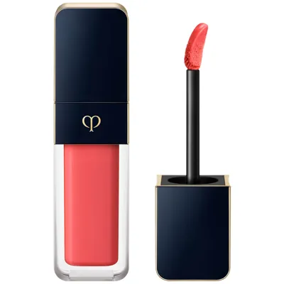 Clé De Peau Beauté Cream Rouge Shine Lipstick 8ml (various Shades) - 202 Plumeria Apricot