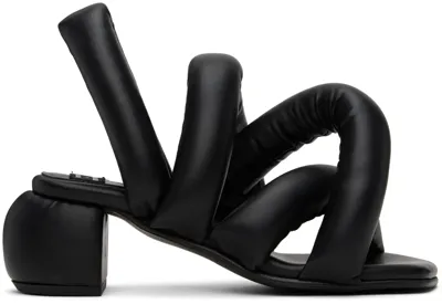 Yume Yume Black Henrik Vibskov Edition Sausage Heeled Sandals