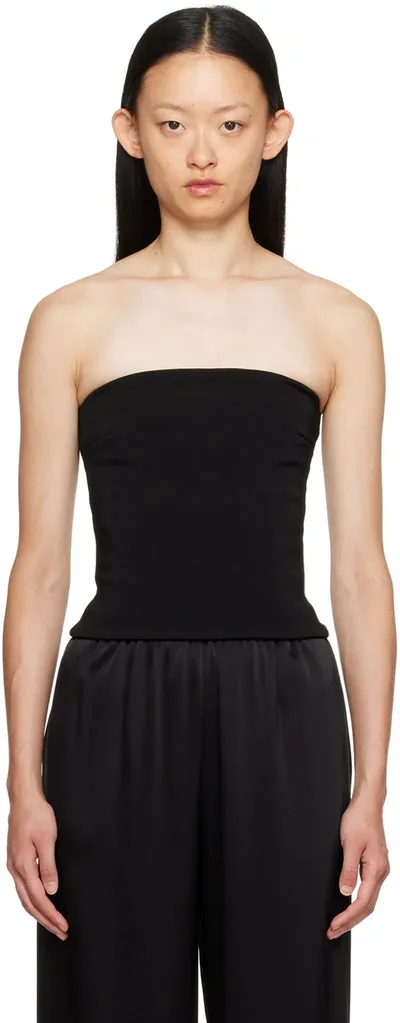 Esse Studios Black Straight Neck Camisole