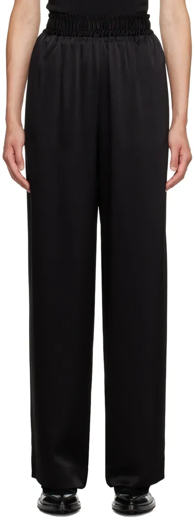 Esse Studios Black Gathered Trousers