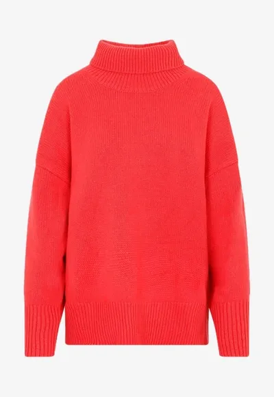 Chloé Cashmere Turtleneck Sweater In Pink