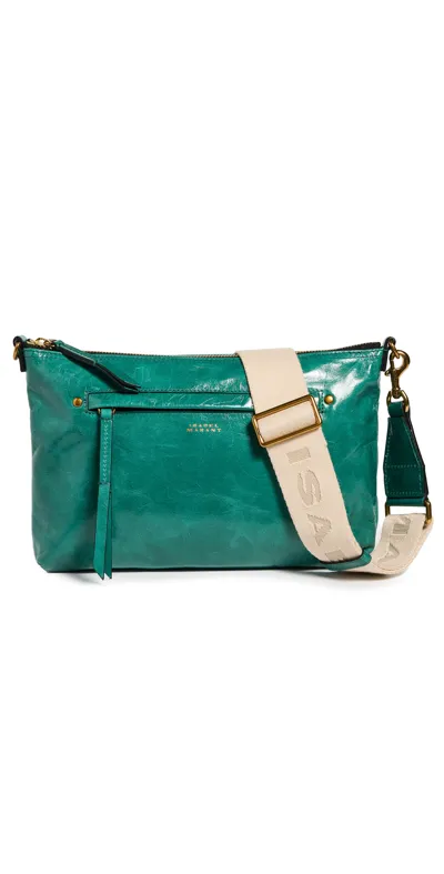 Isabel Marant Nessah Crossbody In Emerald