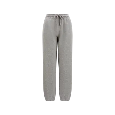 Moncler Collection Fleece Trackpants Gray In Grey