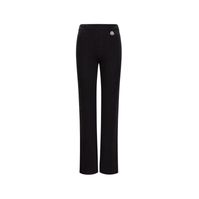 Moncler Collection Wool Blend Trousers Black