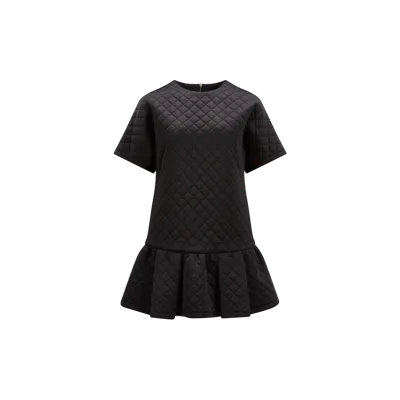 Moncler Collection Quilted Dress Black