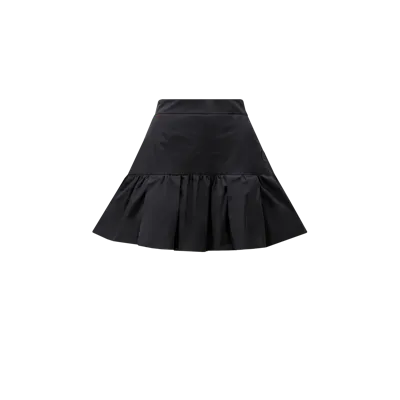 Moncler Collection Taffeta Mini Skirt Black