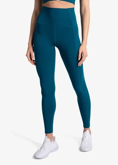 Lole Step Up Ankle Leggings In Monaco Blue