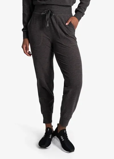 Lole Om Tech Joggers In Magnet Heather