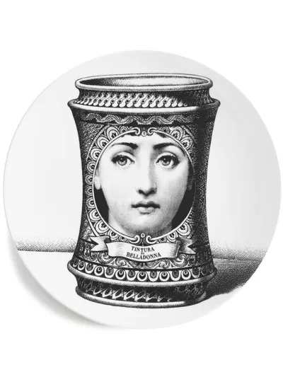 Fornasetti Tema E Variazioni N.231 Plate In Bia